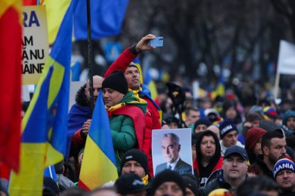 Polonezul prins cu cutit la protestul AUR arestat