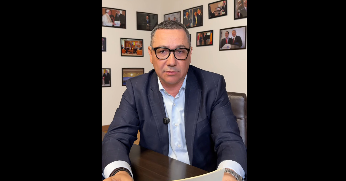 Ponta mesaj pentru PSD Vreau o reconstructie sincera