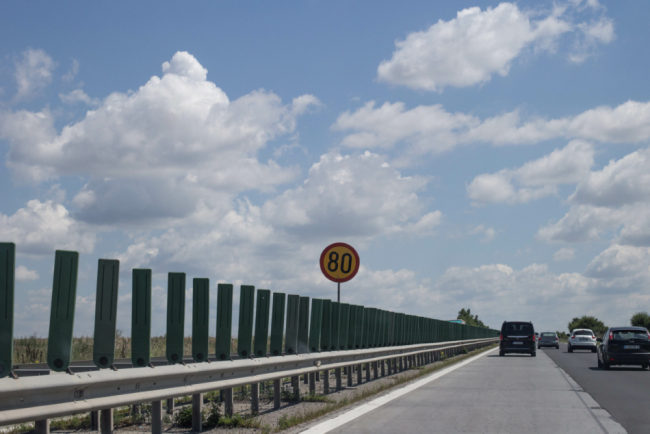 Accident pe Autostrada Soarelui o persoana ranita