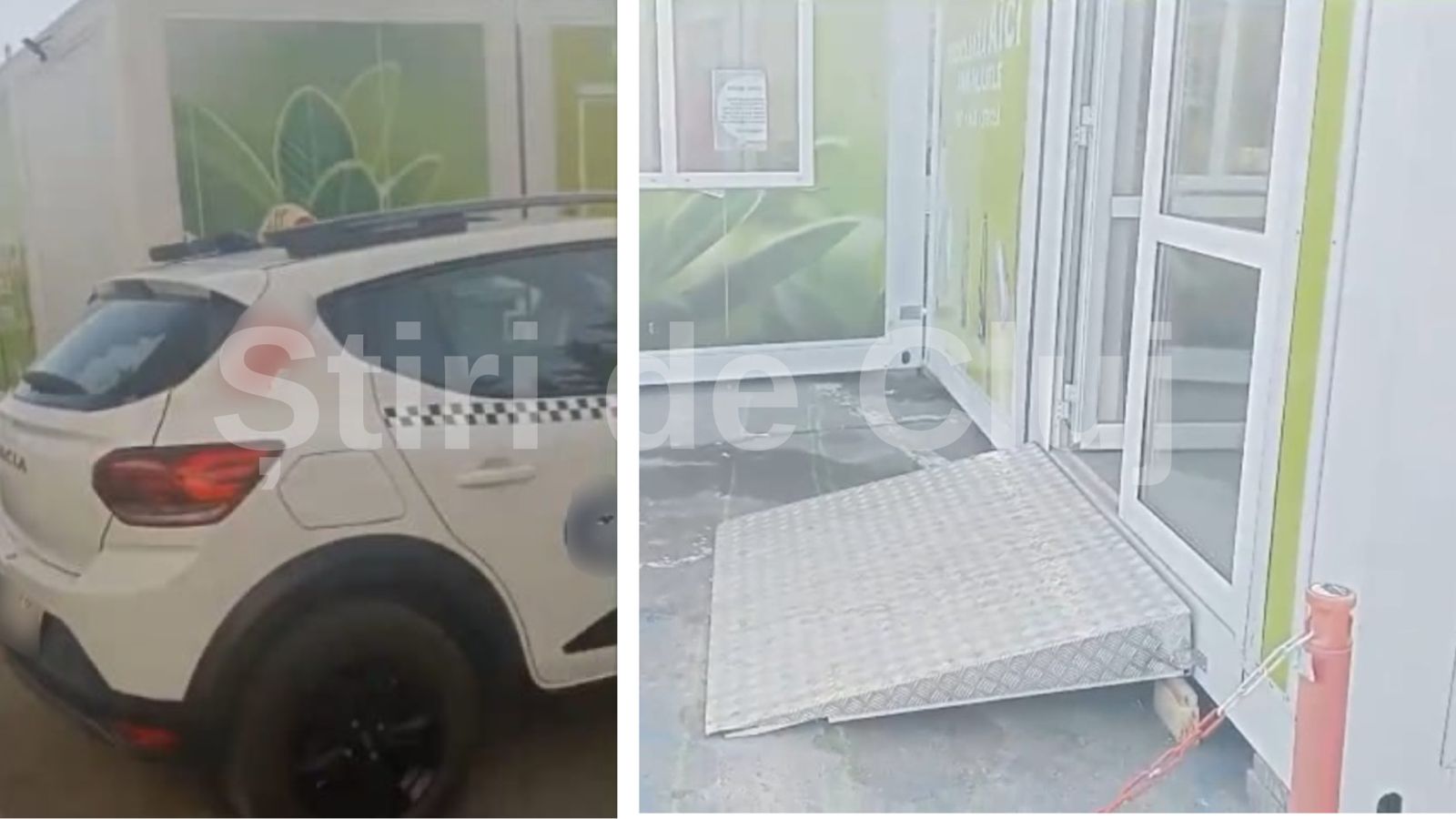 Caz socant in Cluj Napoca Hypermarketul a blocat locurile pentru dizabilitati