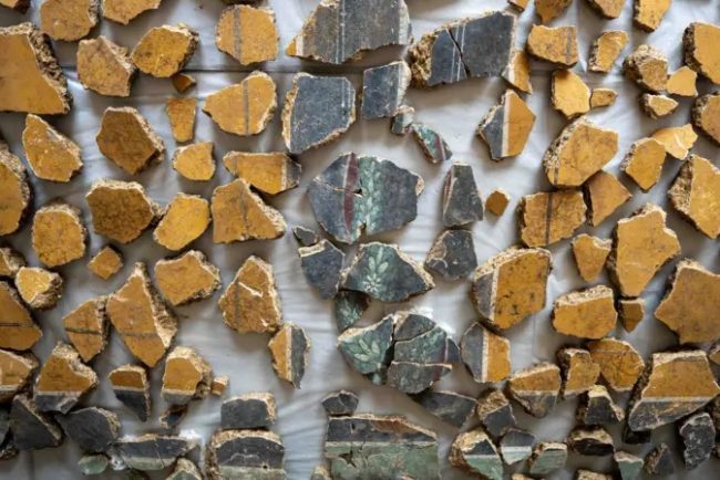 Cel mai greu puzzle din lume arheologii reconstruiesc fresce antice