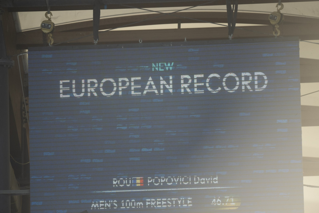 David Popovici aur si record european la 100 m liber