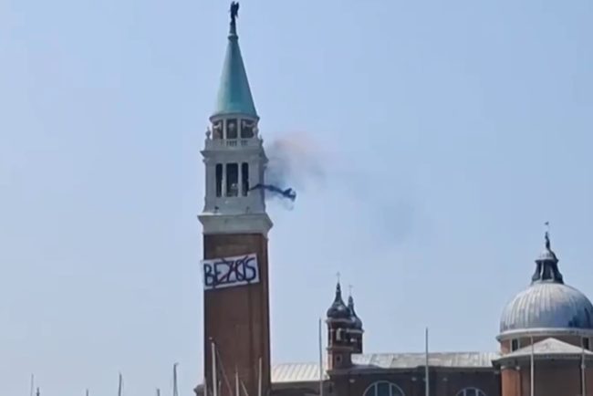 Protestele din Venetia au suspendat nunta lui Jeff Bezos