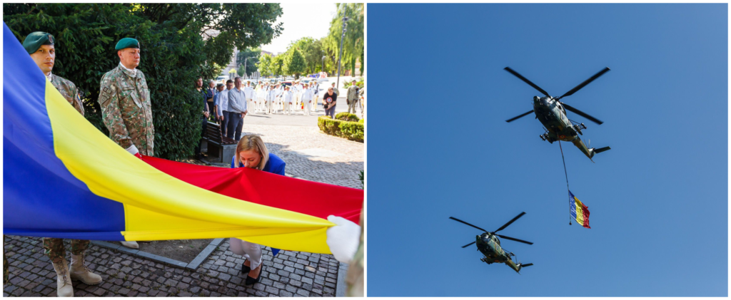 Tricolorul romanesc celebrat in Cluj 177 de ani de unitate