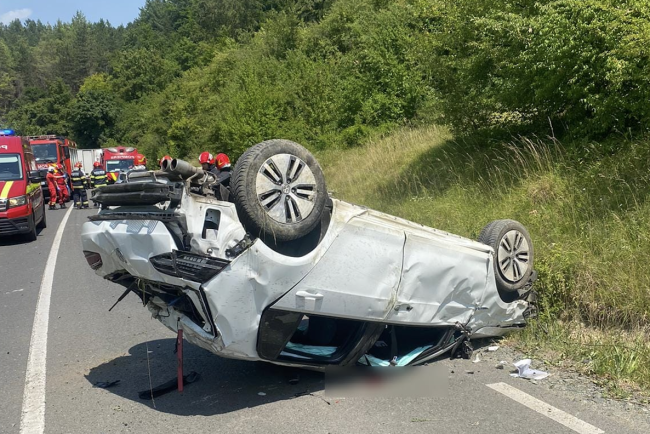 Accident grav in Cluj Victima incarcerata inconstienta