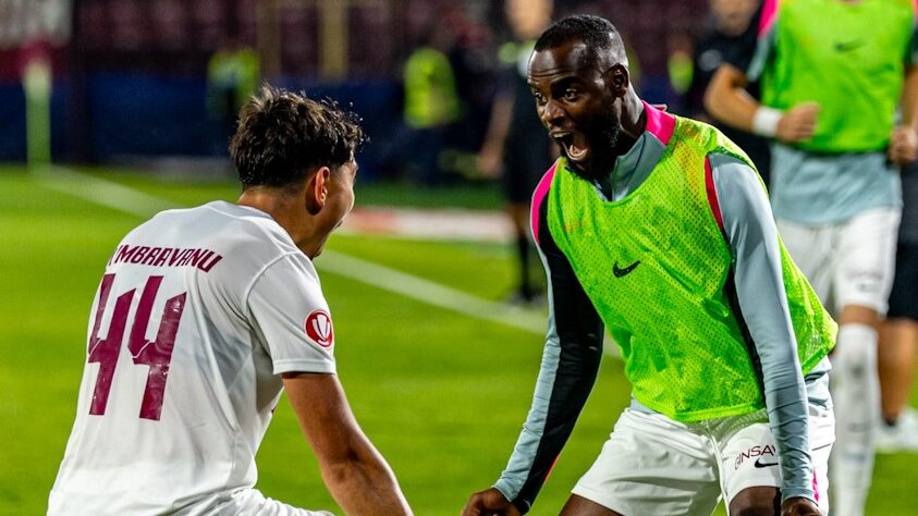 CFR Cluj victorie cu emotii Golul a vinit in 904
