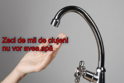 Compania de Apa Somes acuza clujenii si lasa strazile fara ap