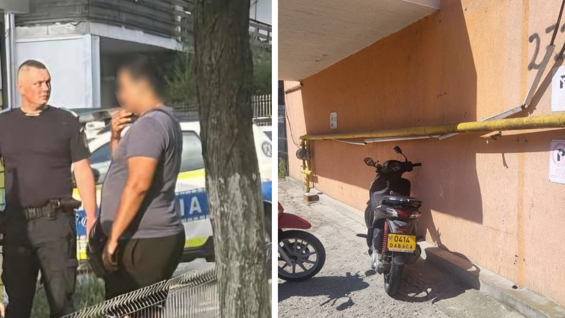 Final neasteptat in Cluj Napoca Mama a prins hotii bicicletei