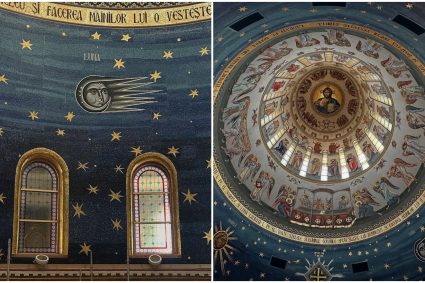 Imagini spectaculoase din interiorul Catedralei Mantuirii Neamului