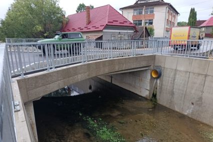 Noul pod din Manastireni finalizat de CJ Cluj