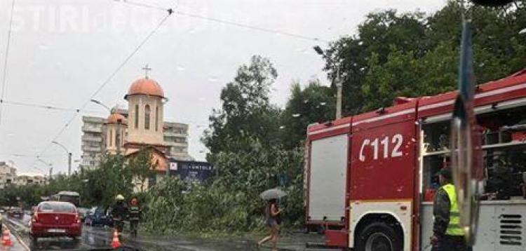 Panica intr un tramvai din Cluj Napoca