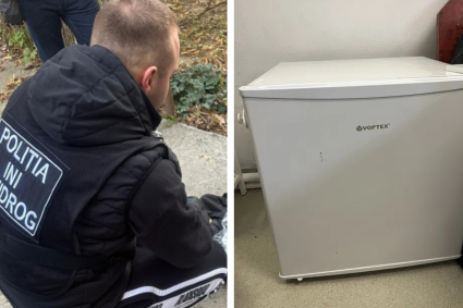 Prins cu 5 kilograme de droguri in frigider