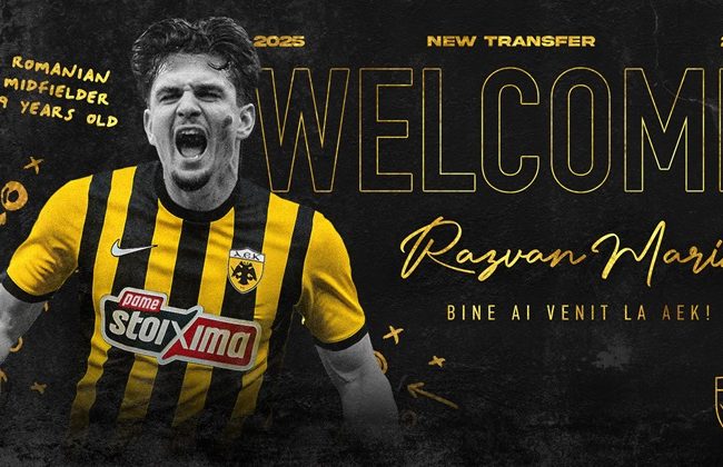Transfer rapid Razvan Marin a semnat cu AEK Atena