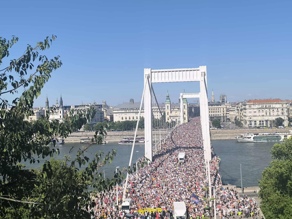 Zeci de mii de oameni au ignorat interdictia marsului Pride
