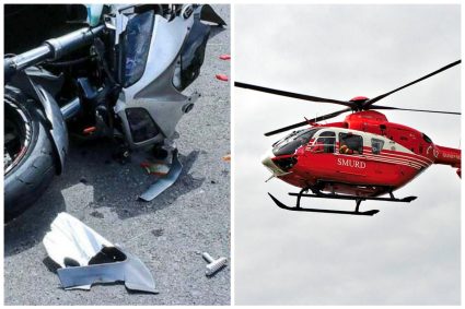 accident grav la cluj un motociclist decedat