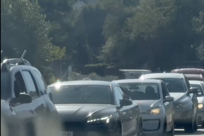 Accident in Cluj Napoca Masina rasturnata la Wonderland