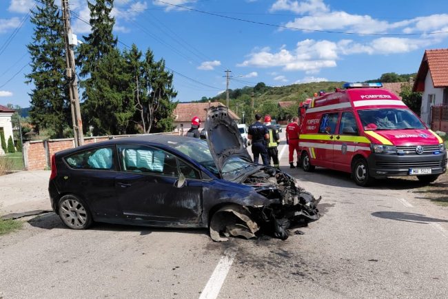 Accident in Cluj Tanara de 20 de ani internata