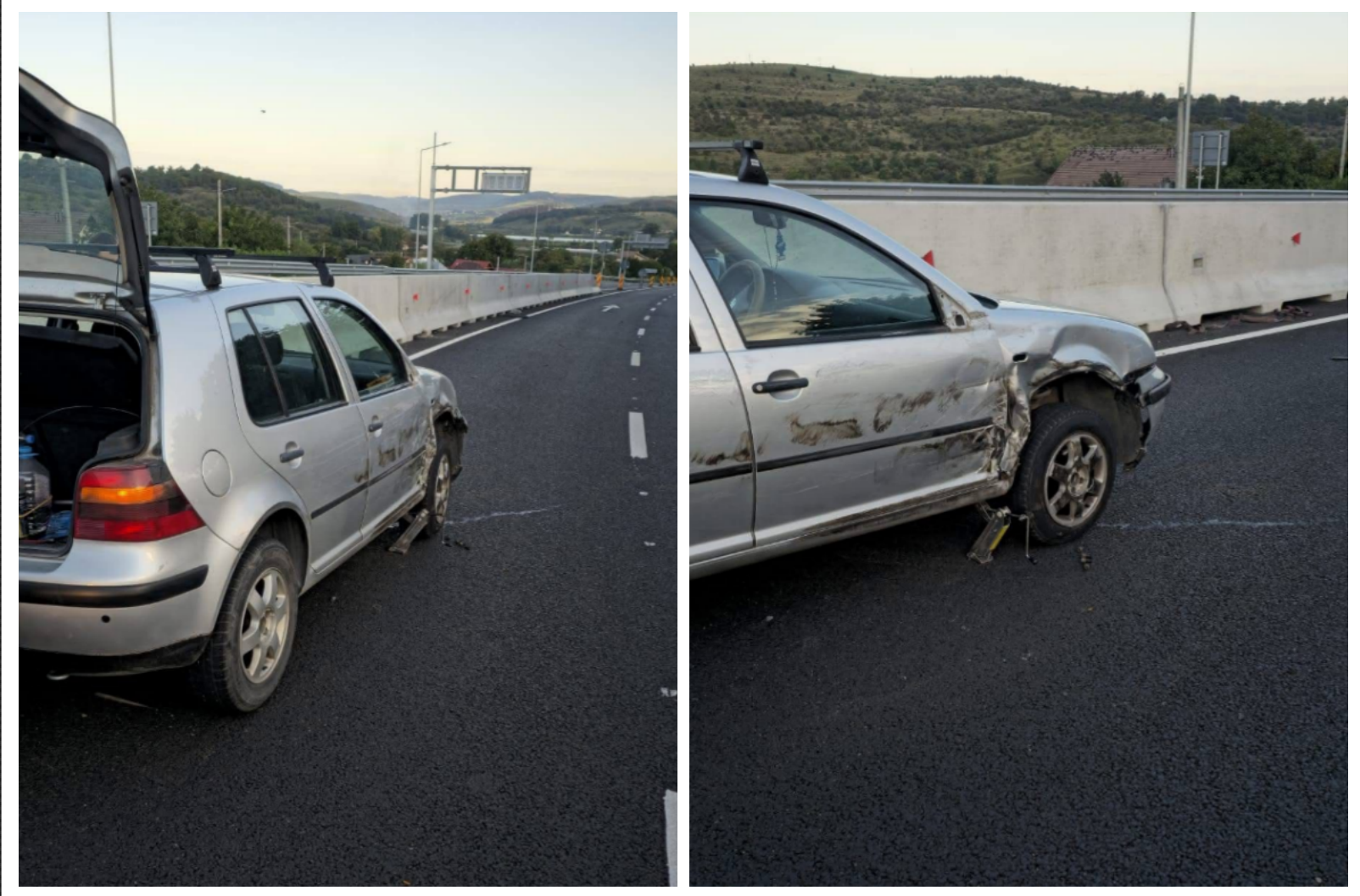 Se cauta soferul unui camion accidentat