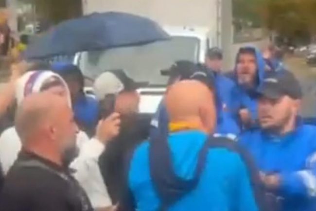 Fanii agresivi ai lui Calin Georgescu au provocat jandarmii