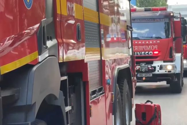 Incendiu la Penitenciarul Gaesti 200 de persoane evacuate