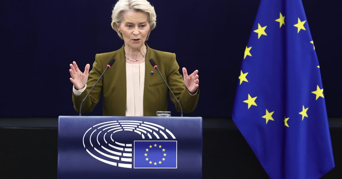 Sefii parlamentului o critica pe von der Leyen pentru acordul cu Trump