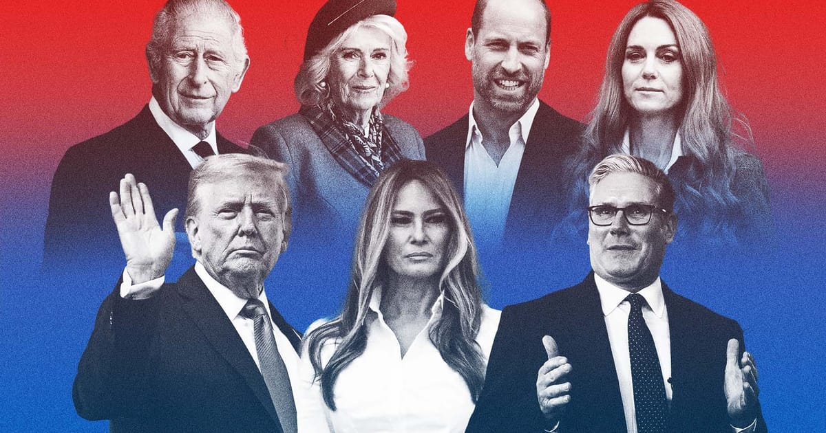 Trump primestec o primire fara precedent in Marea Britanie