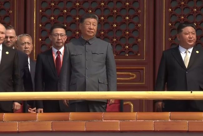 Xi Jinping Putin si Kim Jong un la parada militara chinezeasca