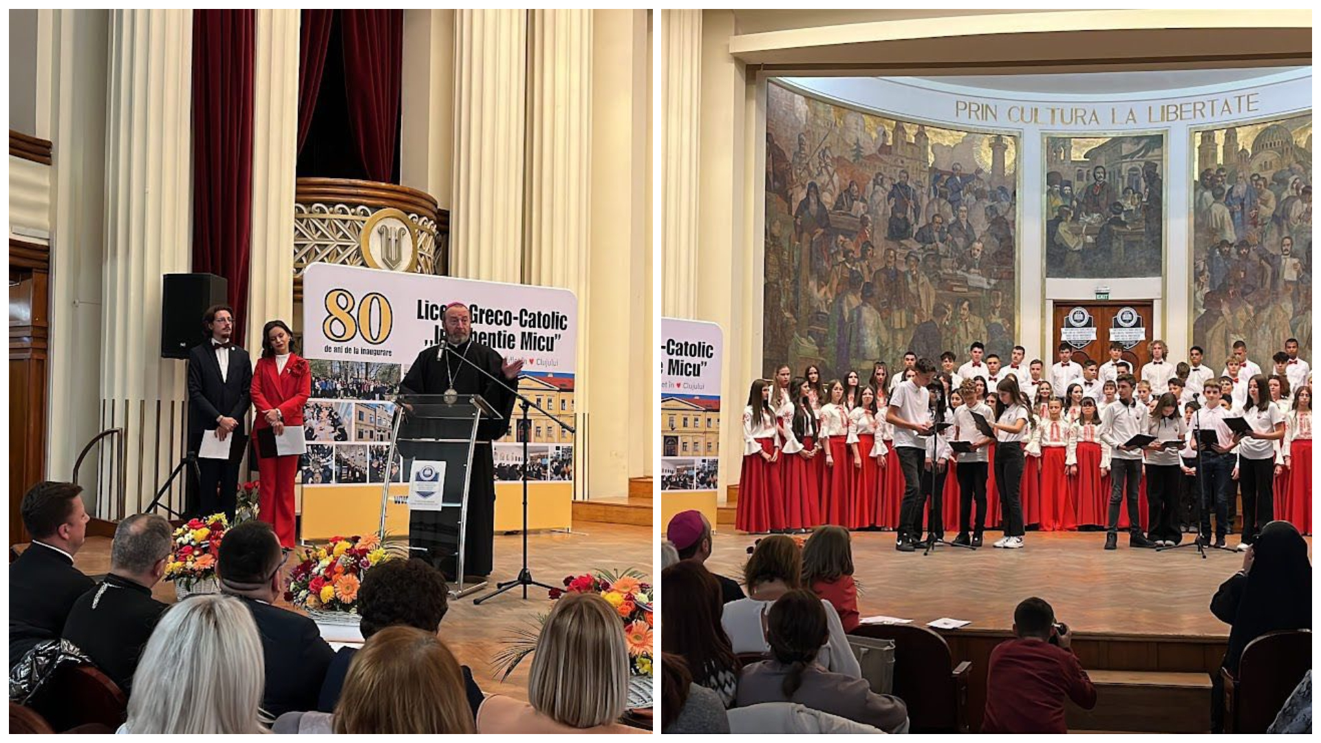 Liceul greco catolic Inochentie Micu din Cluj Napoca 80 de ani de aniversare