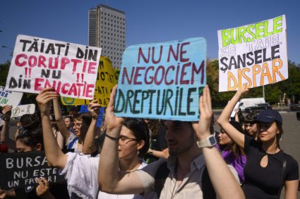 Protest al studentilor si sindicatelor pe 29 octombrie