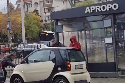 VIDEO Scandal in trafic la Cluj Ne fura nervii