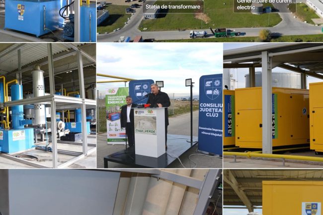 Alin Tise fericit Inaugurarea fabricii Lumina din gunoi