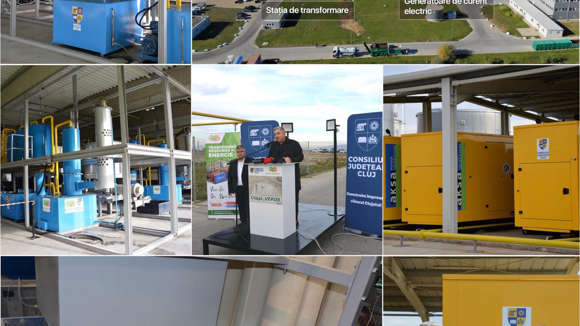 Alin Tise fericit Inaugurarea fabricii Lumina din gunoi