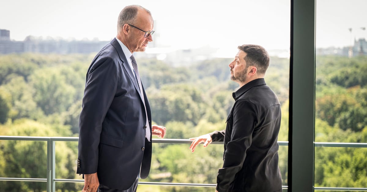Merz ii spune lui Zelenskyy sa ramana acasa barbatii ucraineni