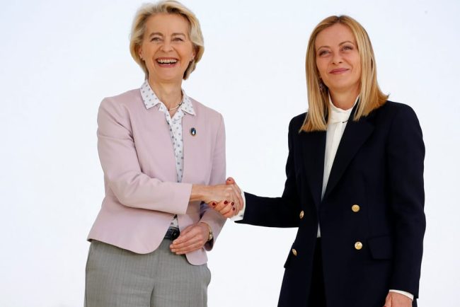 Von der Leyen vrea sa o tina pe Meloni alaturi