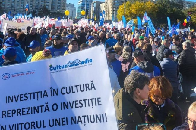 Salariile sunt inacceptabile Absena dialogului Proteste in muzee