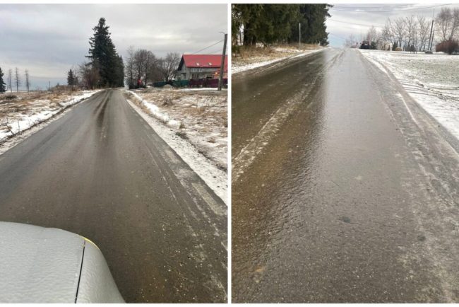 Apel de urgenta din Feleacu Un drum s a transformat in patinoar Locuitorii sunt blocati Nu se poate urca sau cobori FOTO