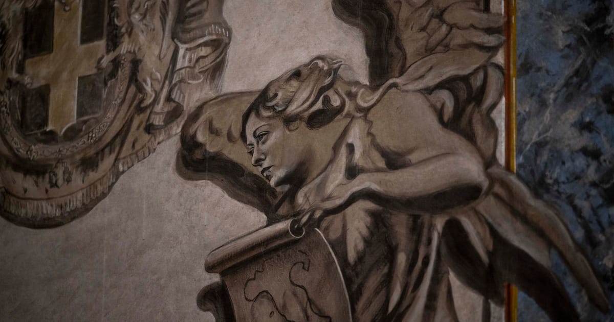 Fata lui Meloni pictata pe o basilica din Roma