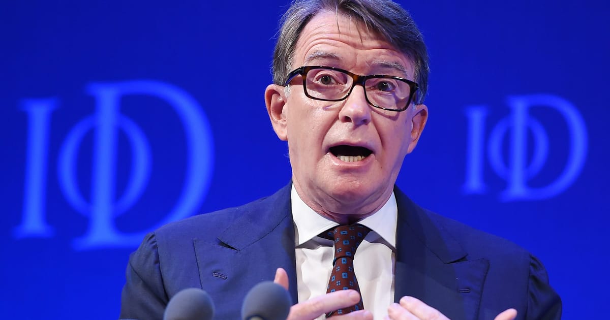 Politia din Marea Britanie il cerceteaza pe Mandelson dupa dezvaluirile din dosarele Epstein