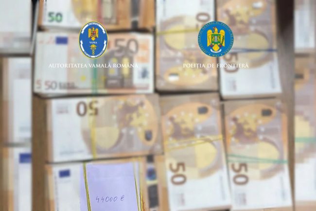 44000 de euro descoperiti in captusala unei genti gasiti noaptea la granita cu Ucraina