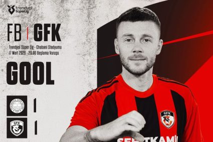 Alexandru Maxim marcheaza impotriva lui Fenerbahce dar Gaziantep pierde partida din SuperLig