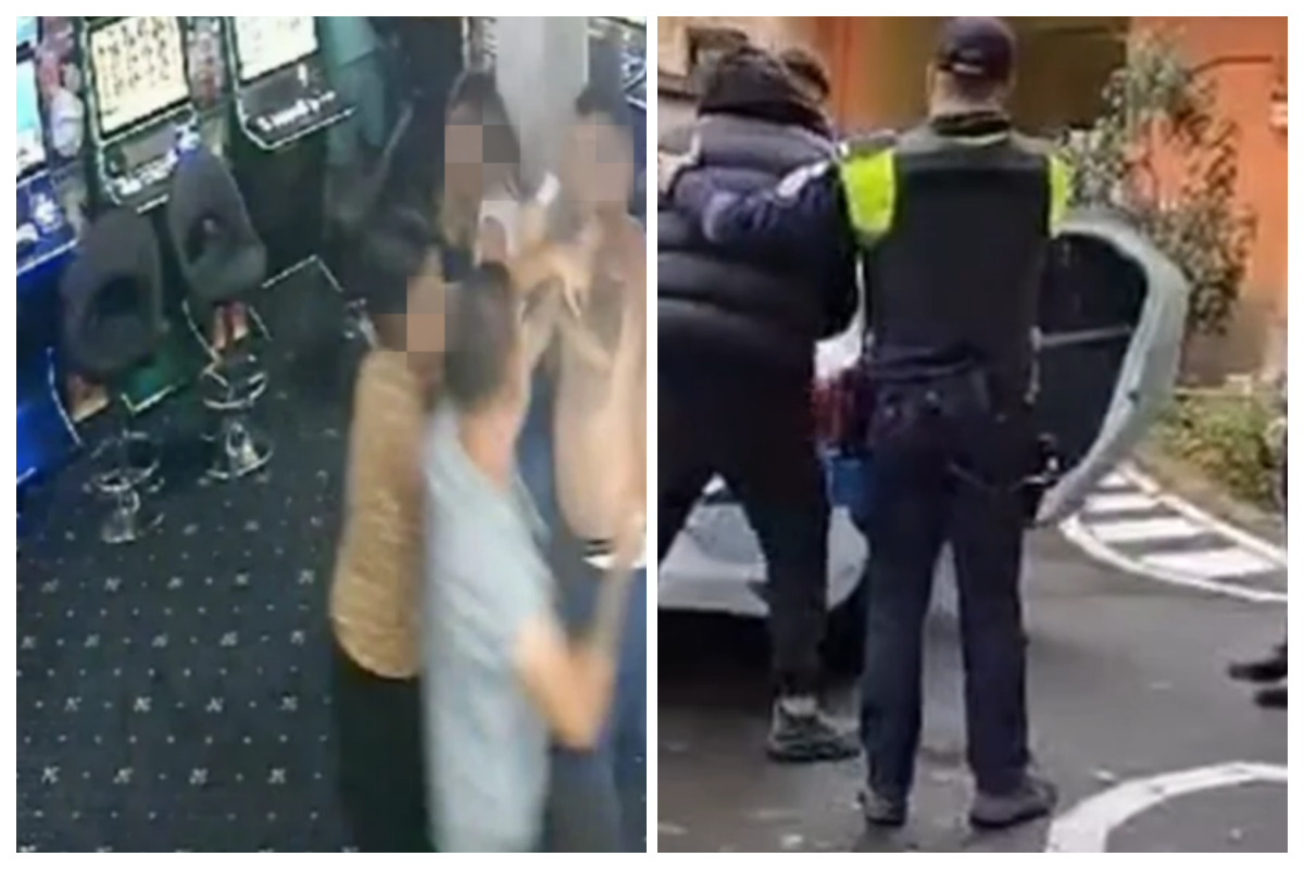 Bataie si furt intr o sala de jocuri Un clujean a atacat doi barbati in baie pentru castigurile de la pacanele si a fost doborat de un angajat