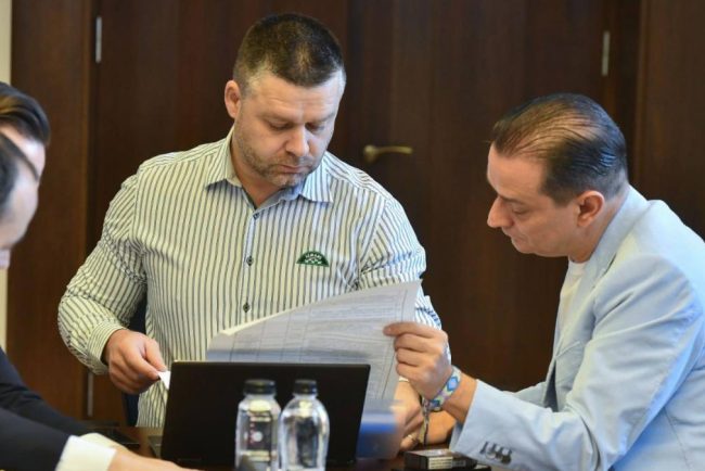 Ciucu dupa ce el si Baluta au stabilit responsabilitatile pentru lucrarile de la Piata Unirii Se