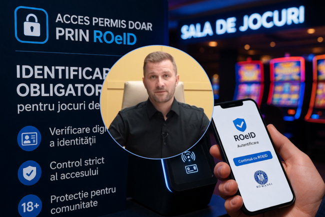Florestii spune STOP Nu doar ca interzice aparatele de jocuri de noroc in cartiere dar introduce in premiera nationala identificarea digitala obligatorie prin ROeID