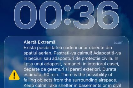 O drona a intrat 4 kilometri in spatiul aerian al Romaniei S a prabusit in Parches Mesaj Ro Alert in Tulcea