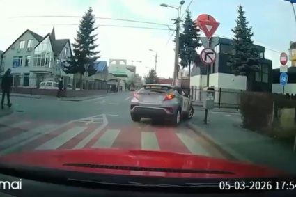 Sofer profesionist dar manevra dovedete altceva Un boltist din Cluj a incercat sa scurteze drumul pe un segment interzis A ajuns tot acolo