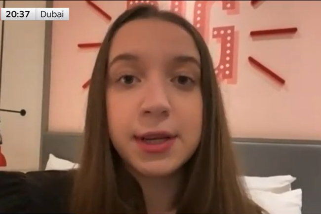 YouTuber roman blocat in Dubai