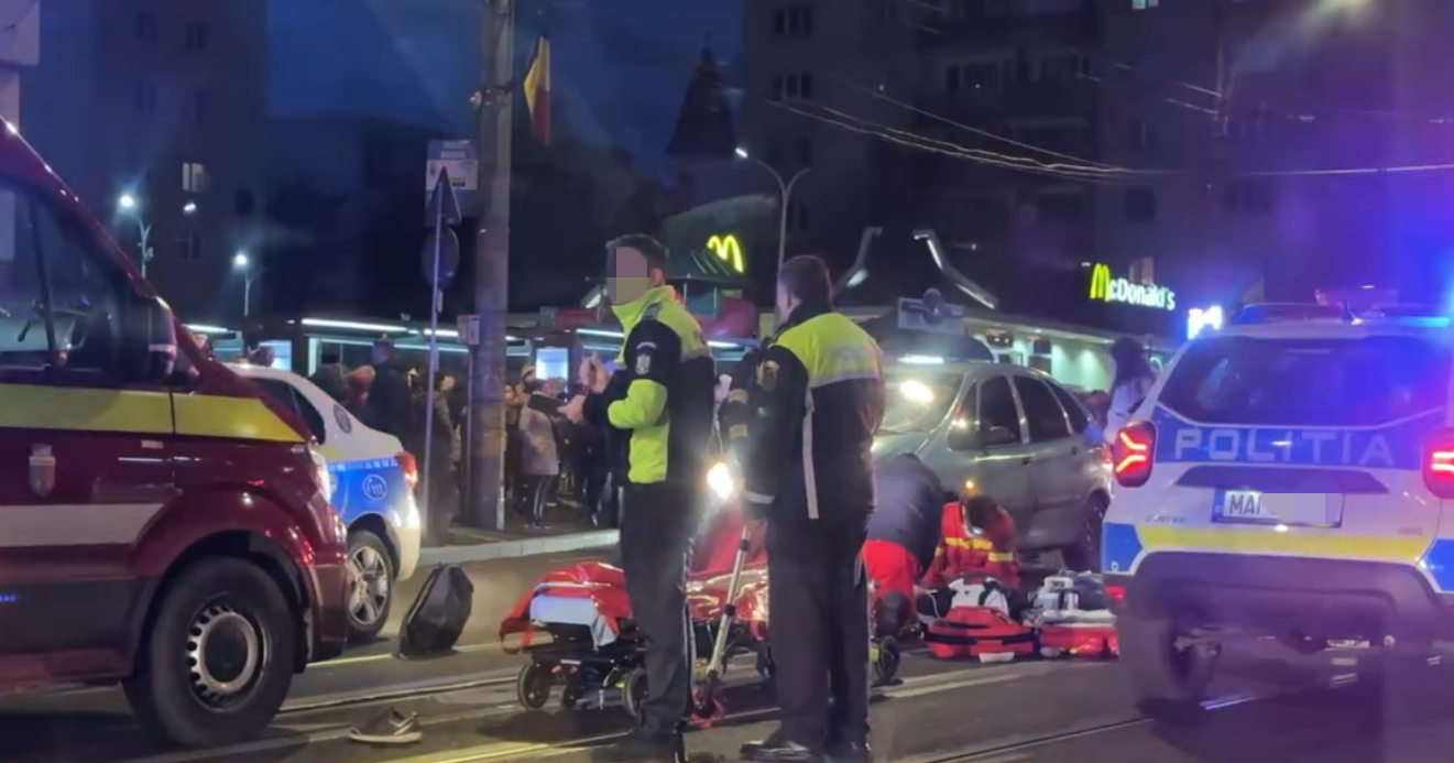 accident in manastur un barbat a fost lovit in aceasta seara in cluj napoca in timp ce traversa pe trecerea de pietoni soferul fiind un tanar de 31 de ani