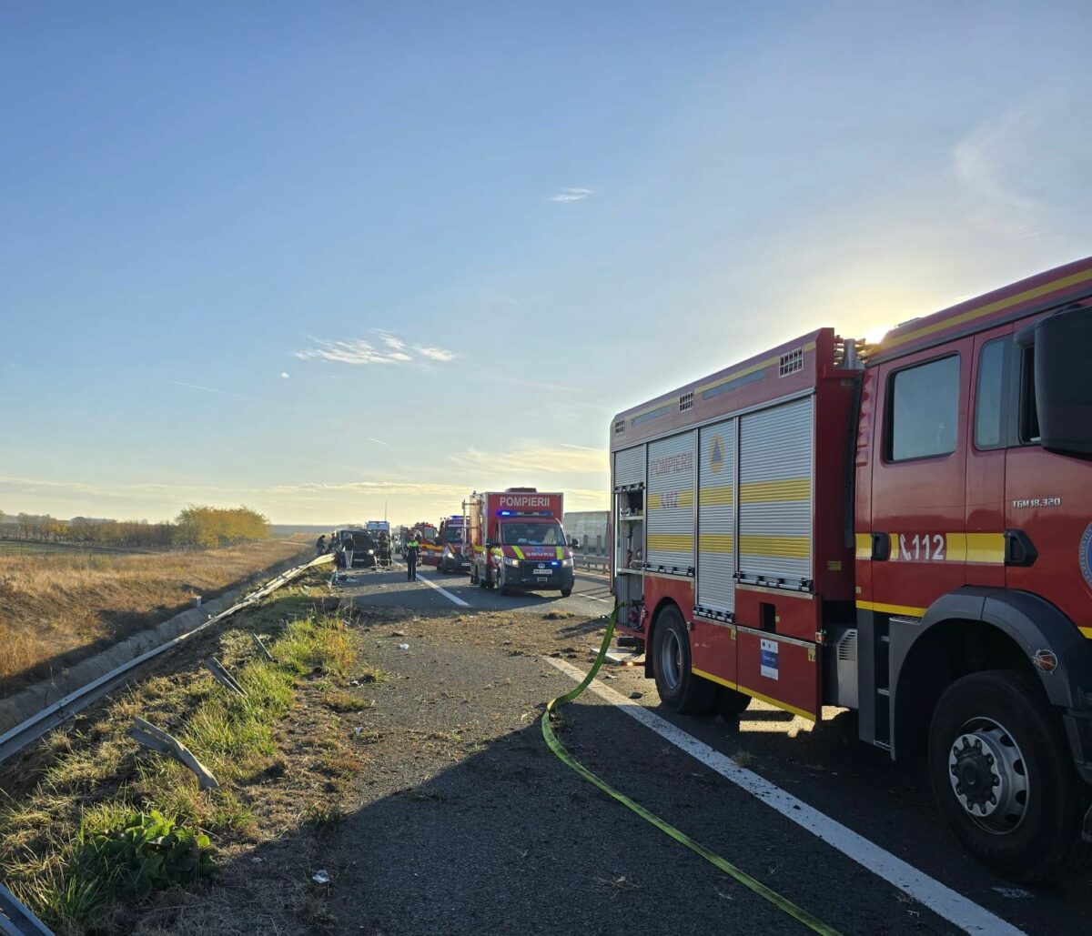 Accident grav pe A2 O persoana a murit alte doua au fost ranite o masina a ajuns pe camp