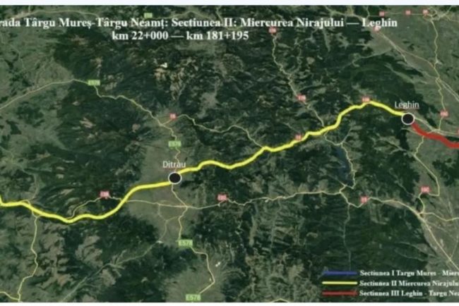 Autostrada A8 progreseaza CNAIR a demarat licitatia pentru segmentul Miercurea Nirajului Saratenii Care