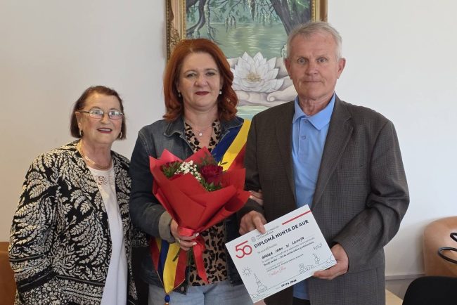 Dup 50 de ani de iubire onorati la Apahida Primarul le a multumit personal cuplurilor care au stat impreuna o jumatate de secol